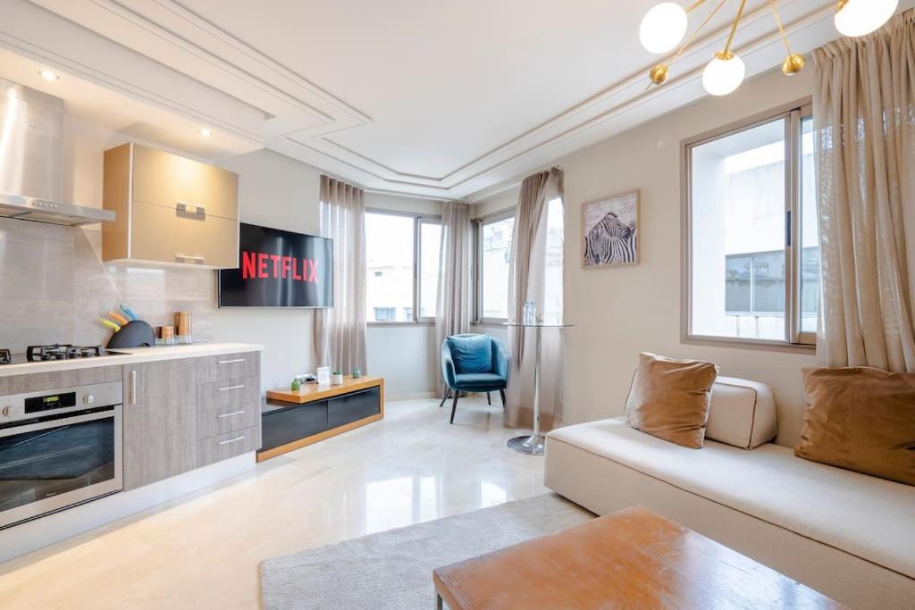 카사블랑카 #56 Maarif Racine Urban Massira Near Twin Center 아파트 외부 사진