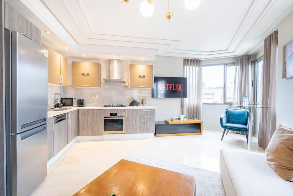 카사블랑카 #56 Maarif Racine Urban Massira Near Twin Center 아파트 외부 사진